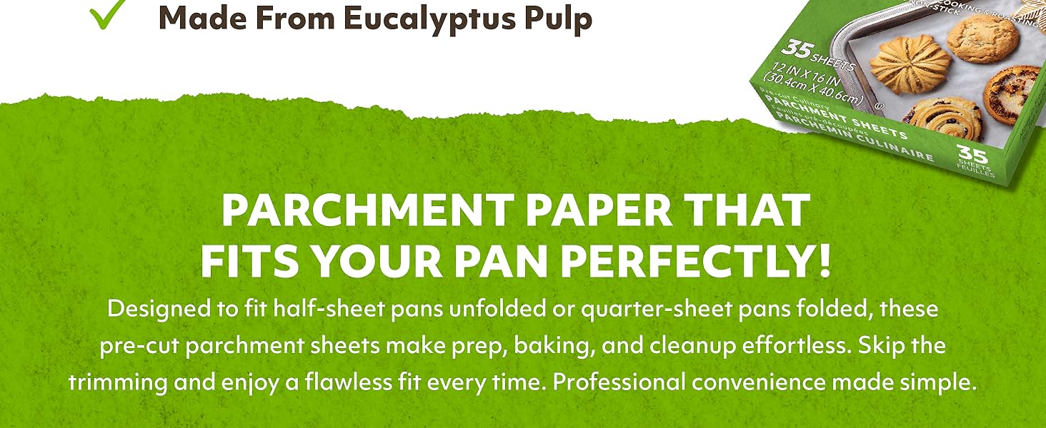 PaperChef parchment bags, cooking bags, oven-safe, non-stick, meal prep, 12 pack