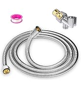 Shower Hose for Handheld High Pressure Shower Heads, 79" Extra Long Shower Hose, Built-in Explosi...