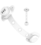Child Safety Strap Locks with Combination (2 Pack) Safety Door Locks for Cabinets,Drawers,Refrige...
