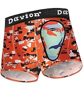 Davion Youth Boys Baseball Cup Underwear with Soft Protective Athletic Cup Compression Shorts for...