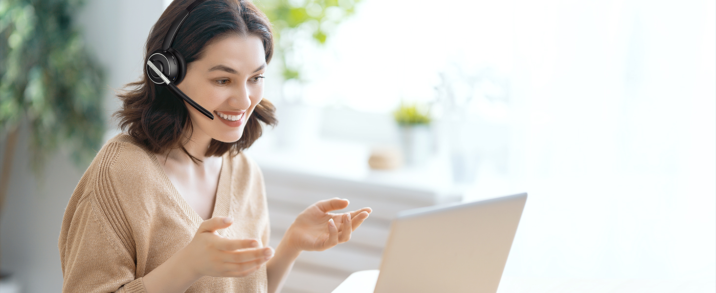 headset with mic usb headset with mic for pc iphone bluetooth headset handsfree bluetooth headset