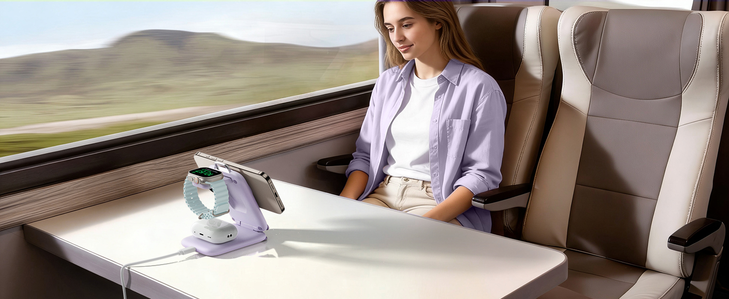 3 in 1 Magnetic Wireless Charging Station