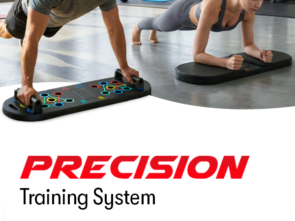 Push Up Board with Resistance Bands & Plank Pad