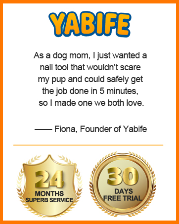 YABIFE upgraded the dog nail clipper and the dog nail trimmer, which makes the nail trimming easy