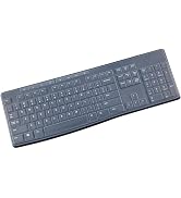 Silicone Keyboard Cover for Logitech K270 MK295 MK275 MK270 Wireless Keyboard, Logitech K200 K260...