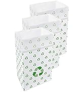 Clean Cubes 30 Gallon Trash Cans & Recycle Bins for Sanitary Garbage Disposal. Disposable Contain...