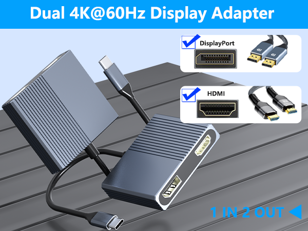 usb c dual monitor adapter