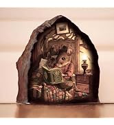 3D Mouse Hole Realistics Wall Sticker,Mouse Reading Book in a Hole Wall Decal Fun Art,Water Proof...