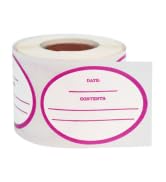 L LIKED 200 Stickers Dissolvable Food Labels for Containers 2 x 1 1/2