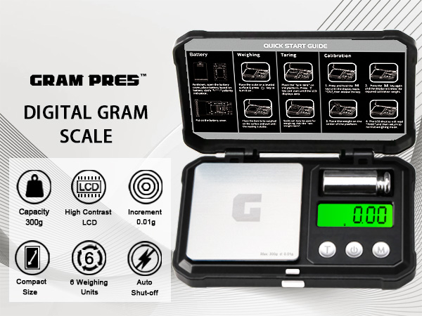 Digital Pocket Scale 300g/0.01 Gram Accuracy