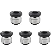 5-Pack 4mm Black Bowden Tube Clamp for Bambu Lab X1/P1/A1 Series - Extruder Feed Tube Connector R...