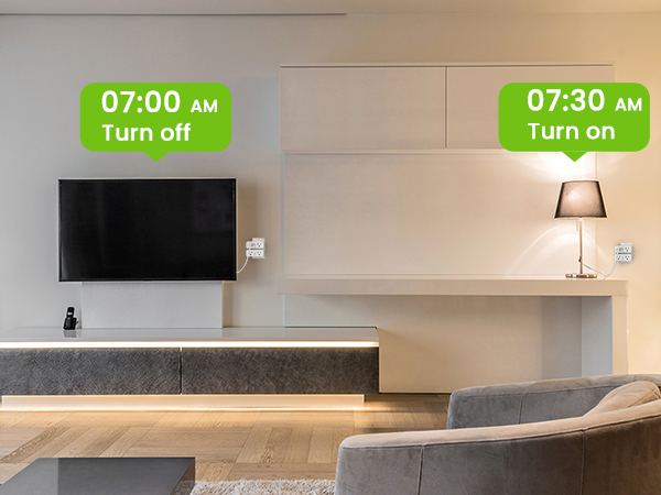 GHome Smart Plug Outlet Extender 15A