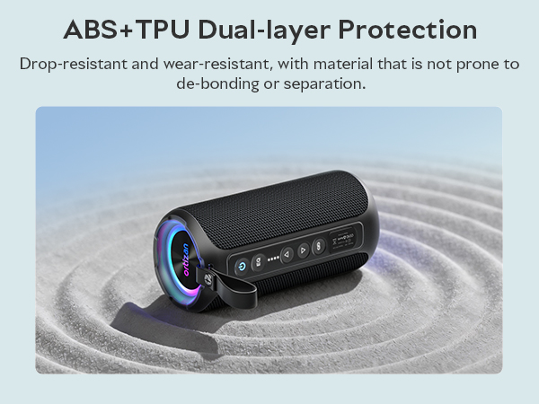 drop-proof and wear-resistant bluetooth speaker