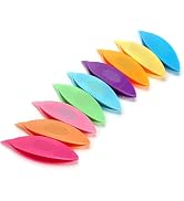 9-Pcs Ergonomic Tatting Shuttles - Beginner-Friendly Lacemaking Kit for Crochet, Bobbin Weaving a...