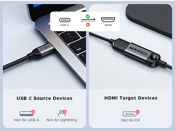 USB C to HDMI Cable
