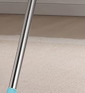 JOYMOOP Carpet Rake for Pet Hair Removal, 63" Adjustable Long Handle Pet Hair Removal Tool, Cat D...