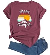 J&DHUASHA Women's Shirt Funny Graphic Tshirt Casual Short Sleeve Tee Tops