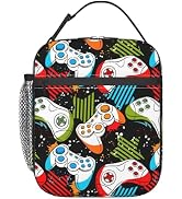 WOEMOZAP Game Insulated Lunch Box,Video Game Controller Kids Lunch Bag For Boys,Reusable Portable...