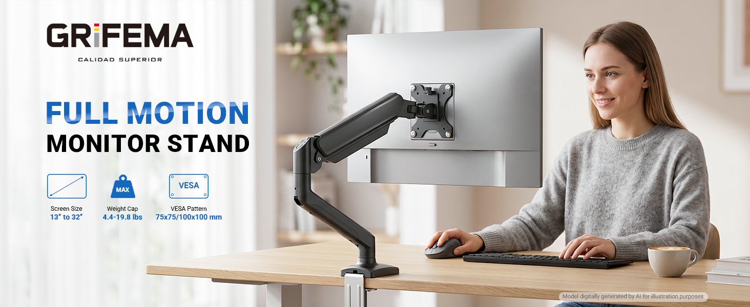 single monitor arm