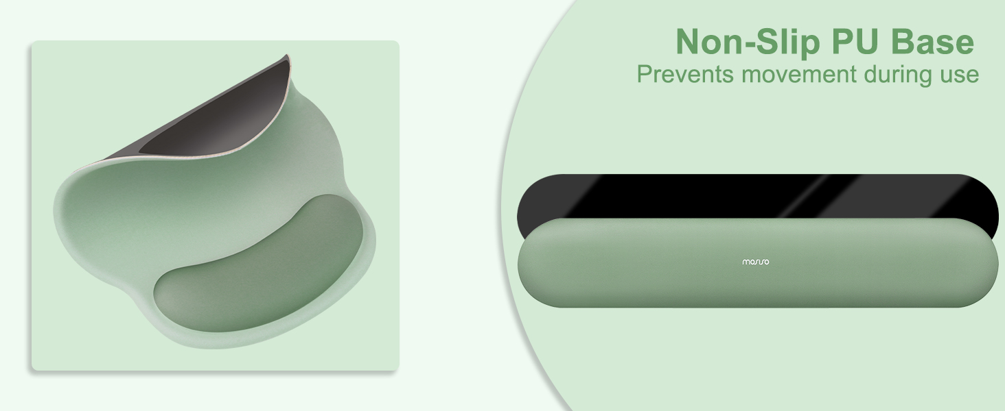 Ergonomic Memory Foam Wrist Rest for Laptop, Computer