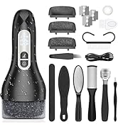 Electric Callus Remover for Feet,Rechargeable Electronic Foot File Pedicure Tools,Professional Wa...