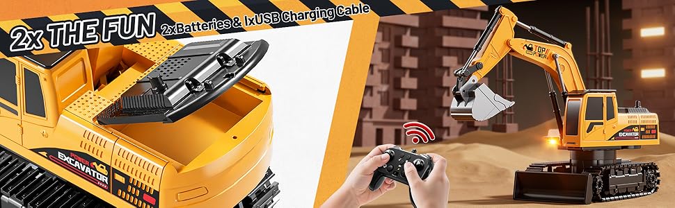 Remote Control Excavator Toys