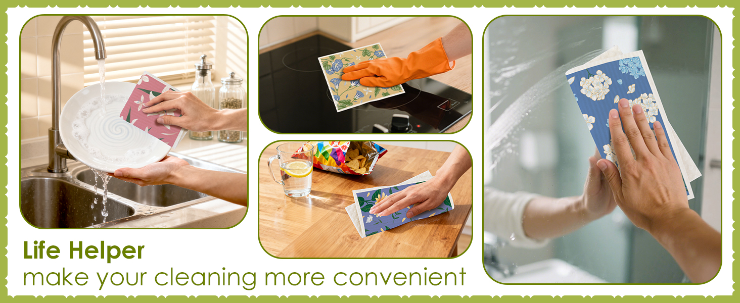 Swedish Dishcloths for Kitchen