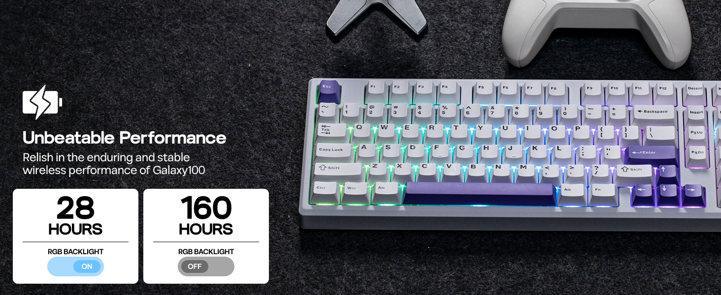 Galaxy100 wireless gaming keyboard