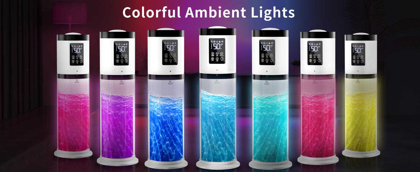 humidifier with light