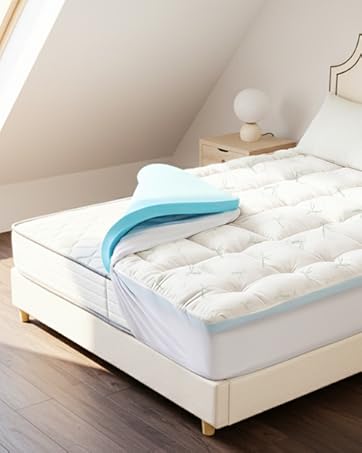 Dual Layer Full Memory Foam Mattress Topper