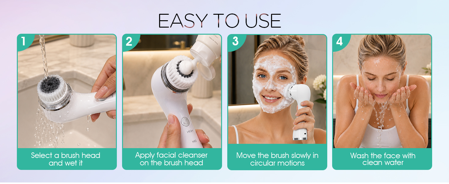 face cleanser brush electric face scrubber facial cleanser