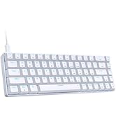 DIERYA T68SE 60% Gaming Mechanical Keyboard,Ultra Compact Mini 68 Key with Red Switches Wired Key...