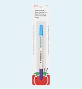 Dritz Dual Purpose Disappearing Ink & Mark-B-Gone, Marking Pen, Blue and Purple, 8.75 x 2.88 x 0.5