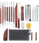 23PCS Clay Tools Sculpting, Ceramic & Pottery Modeling Tool, Ceramics Tools Set, Polymer Tools Ki...