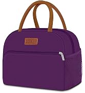 Coobiiya Lunch Bag Women, Lunch Box for Women Adult Men, Small Leakproof Cute Lunch Tote Large Ca...