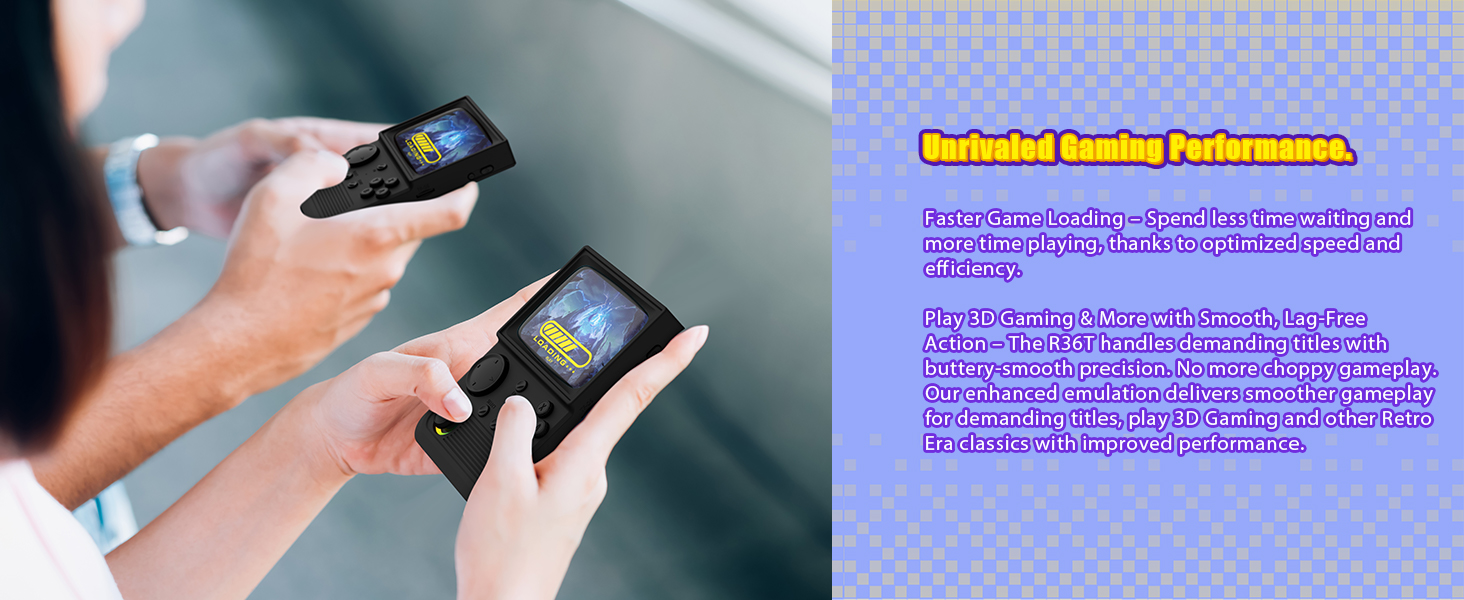 R36T Retro Handheld Game console