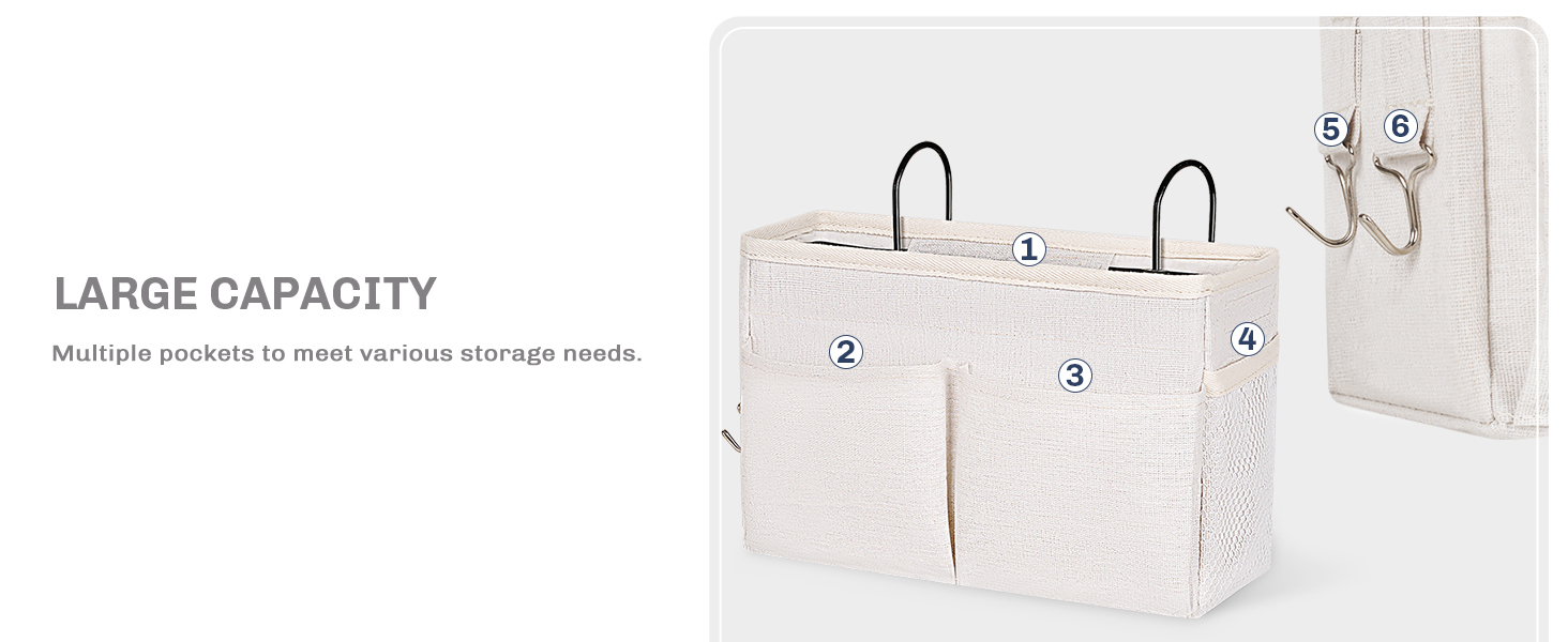 bedside storage bag