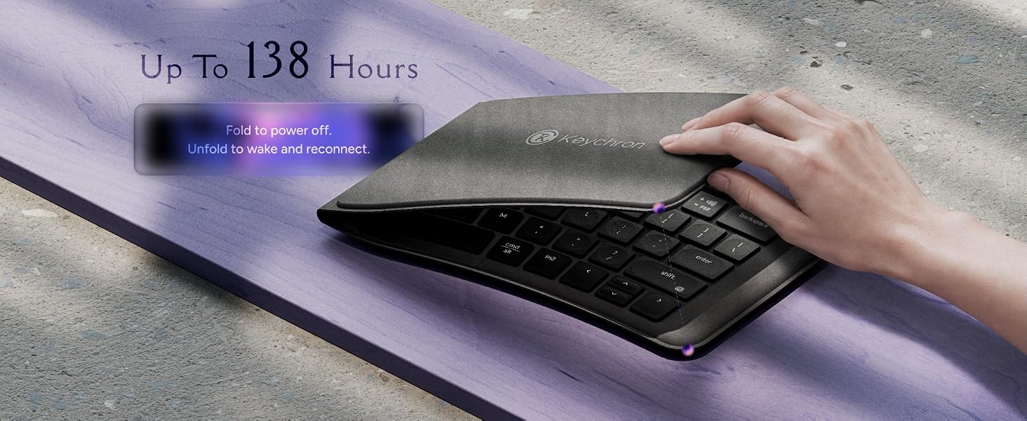 Keychron B11 Pro Ultra-Slim Wireless Foldable Keyboard