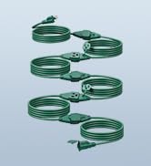DEWENWILS 50FT Outdoor Extension Cord with Multiple Outlets, 6 Outlets Plug | 16/3 SJTW Waterproo...