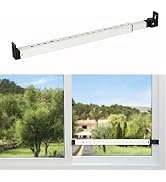 2-Section Upgrade Window Security Bar with Child-Proof Anti-Lift Lock, Easy Install for Single Hu...