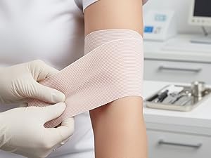 Medical Care By using hospora elastic bandage