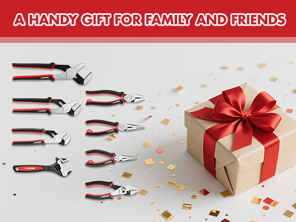 pliers tool set needle nose slip groove joint long nose christmas gift