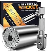 Fathers Day Dad Gifts from Daughter Son Wife Super Universal Socket Tools Gifts for Men, Grip Set...