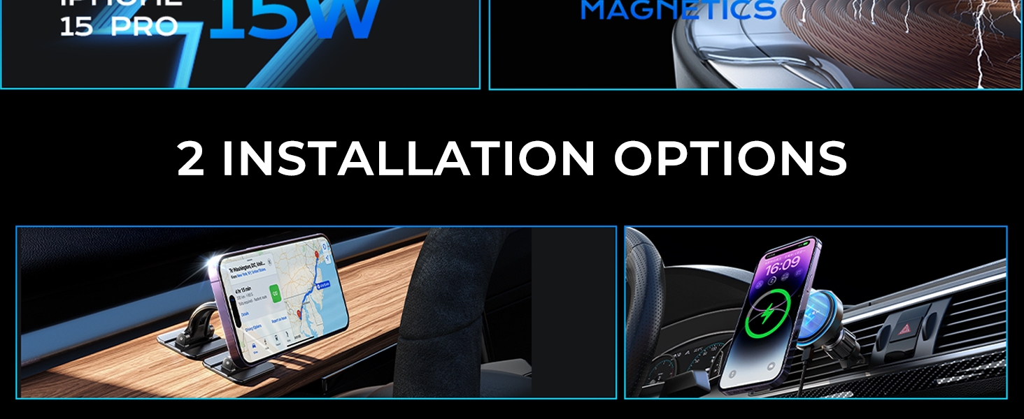 Magsafe car mount charger