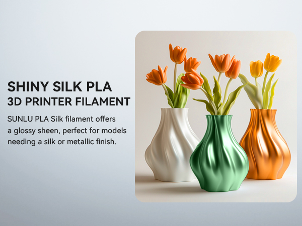 SUNLU SILK PLA 3D Printer Filament 1.75mm