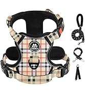 IVY&LANE No Pull Dog Harness with Leash Set, Reflective No Choke Pet Vest,Adjustable Oxford Dog V...