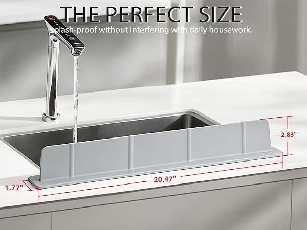 sink guard splash kitchen water silicone strip front edge mat faucet premium protectors backsplash