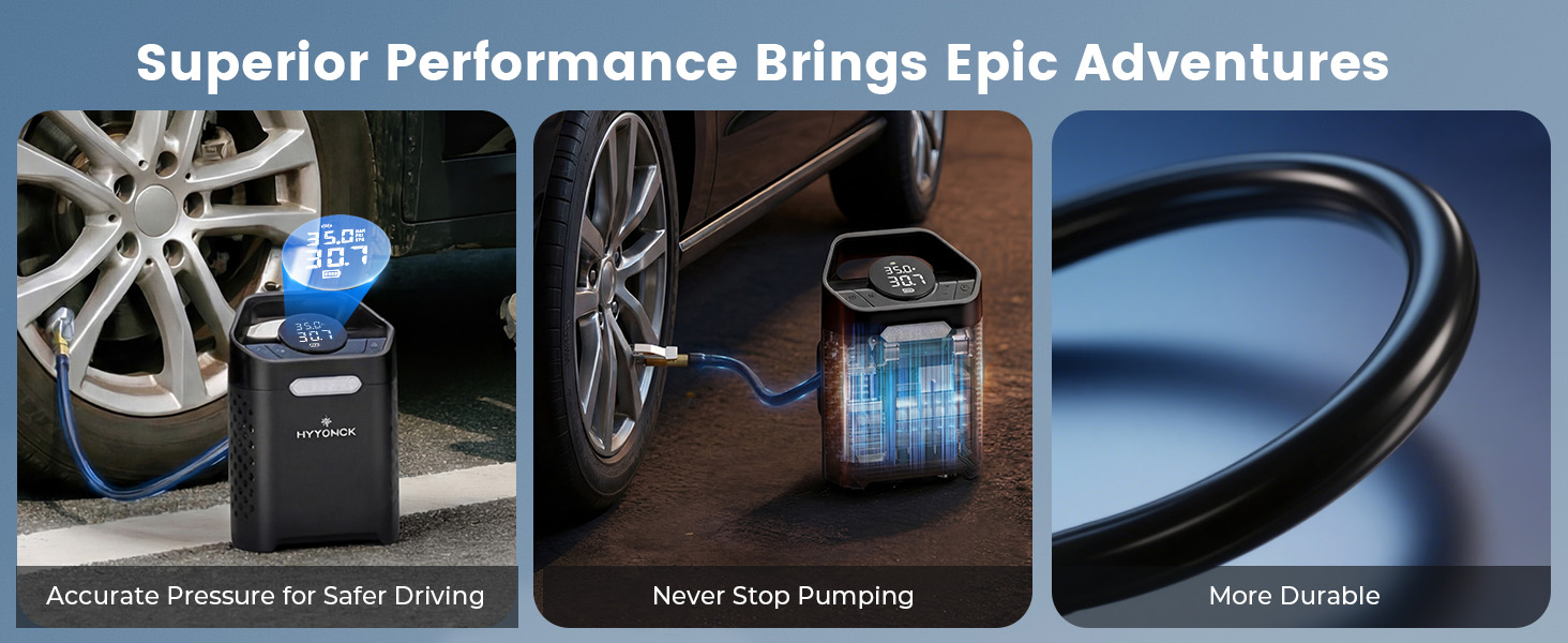 Cordless Portable Tire inflator