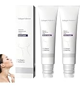 rexibuz 2Pcs Magic Collagen Fullerene Neck Cream, Firming & Lifting Neck Moisturizer, Neck Skinca...