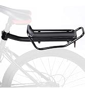 YONTUO Rear bike rack,Bike Cargo Rack w/Fender & Large Size Reflective ,Quick Release Mountain Ro...